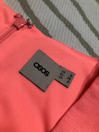 vestido rosa sin manga T/34