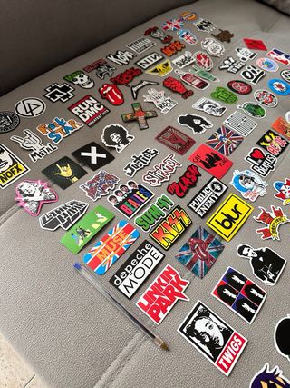 Pegatinas de grupos banda metal rock pop heavy