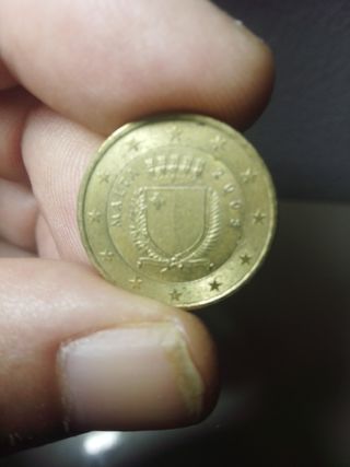 Moneda 10 céntimos Malta 2008