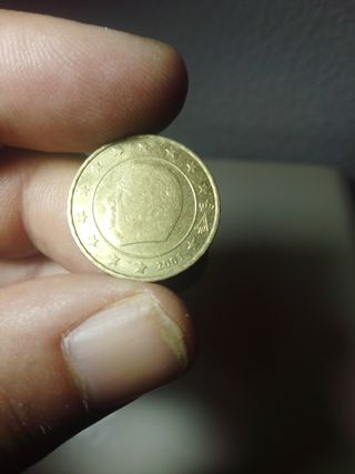Moneda 10 céntimos Bélgica 2001