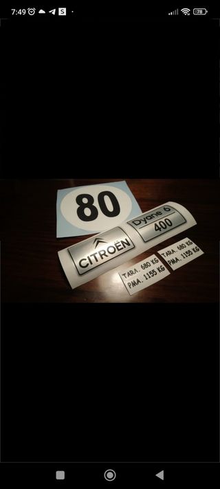 Pegatina Renault elf luna trasera