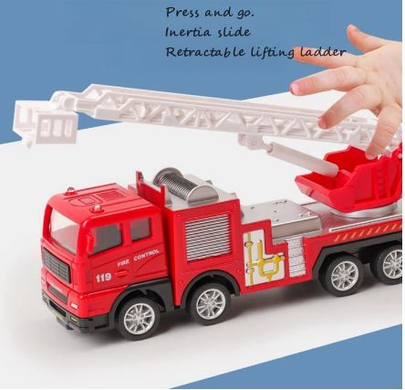 Parque de Bomberos y 2 Bomberos con Herramientas