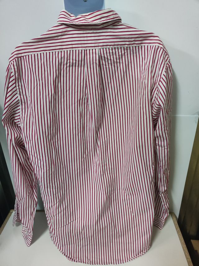 CAMISA DE RAYAS RALPH LAUREN ROJO Y BLANCO