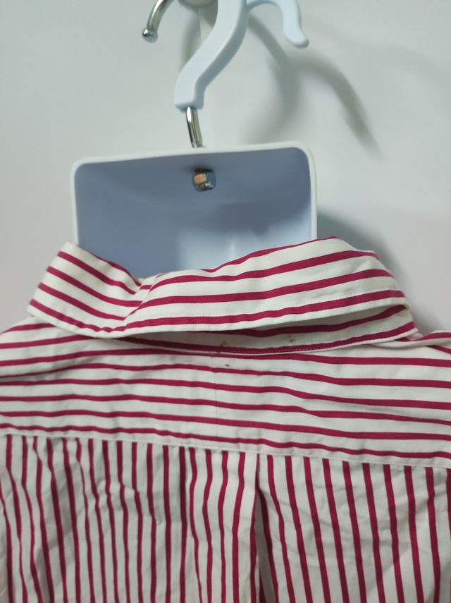 CAMISA DE RAYAS RALPH LAUREN ROJO Y BLANCO