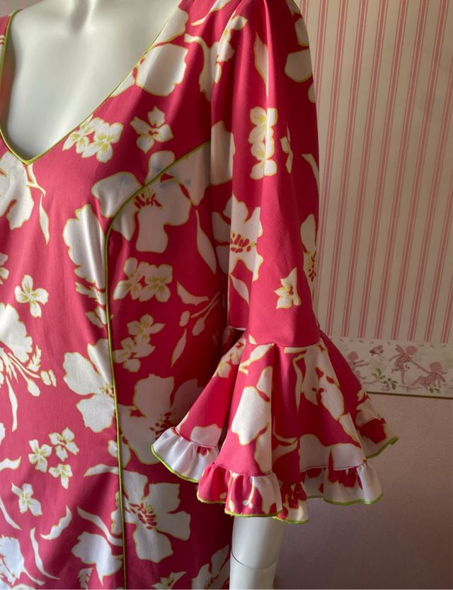 Vestido flamenco flores Mari cruz