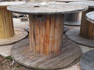 Saco Uvl 01 bobina legno per tavoli D 180 H 115