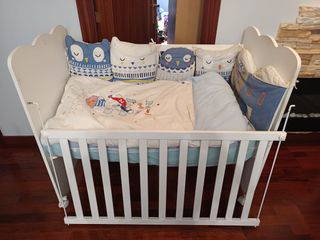 Cuna bebe madera micuna