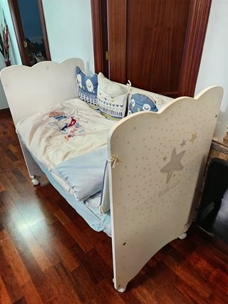 Cuna bebe madera micuna