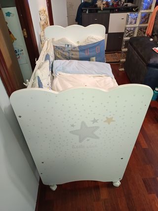 Cuna bebe madera micuna