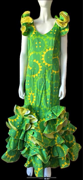 Vestido flamenco rociero maricruz 