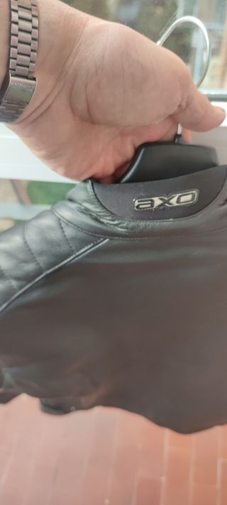 Giacca in pelle donna per moto axo