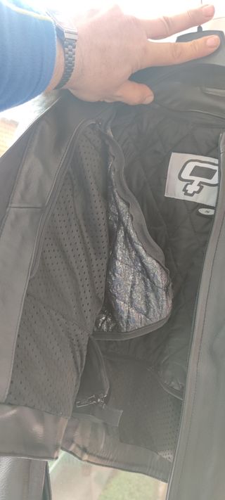 Giacca in pelle donna per moto axo