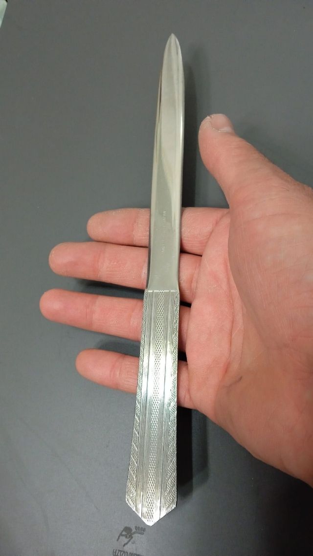 Abrecartas japones vintage acero inoxidable