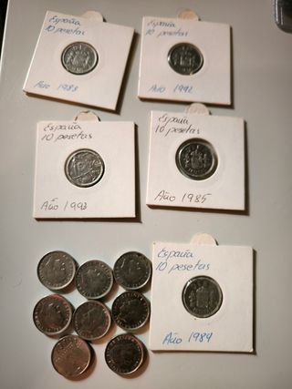 Monedas 10 pesetas