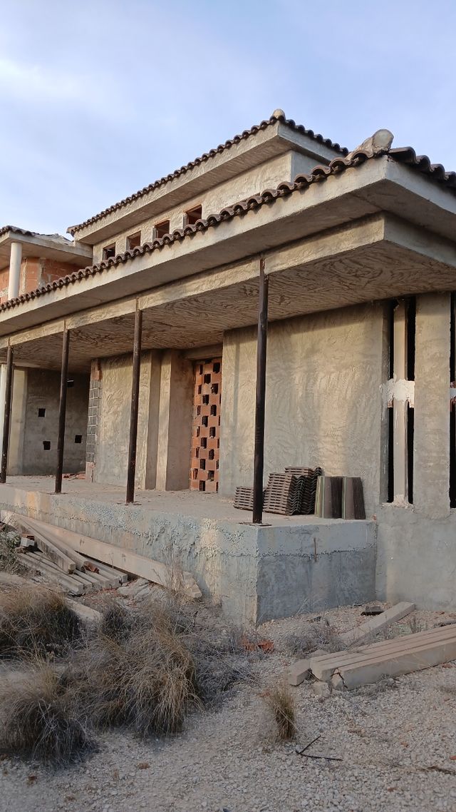 Casas en construcción.