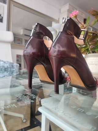 Zapato salón italiano cuero