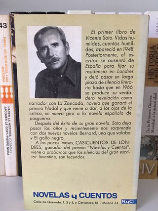 CASICUENTOS DE LONDRES. Vicente Soto.