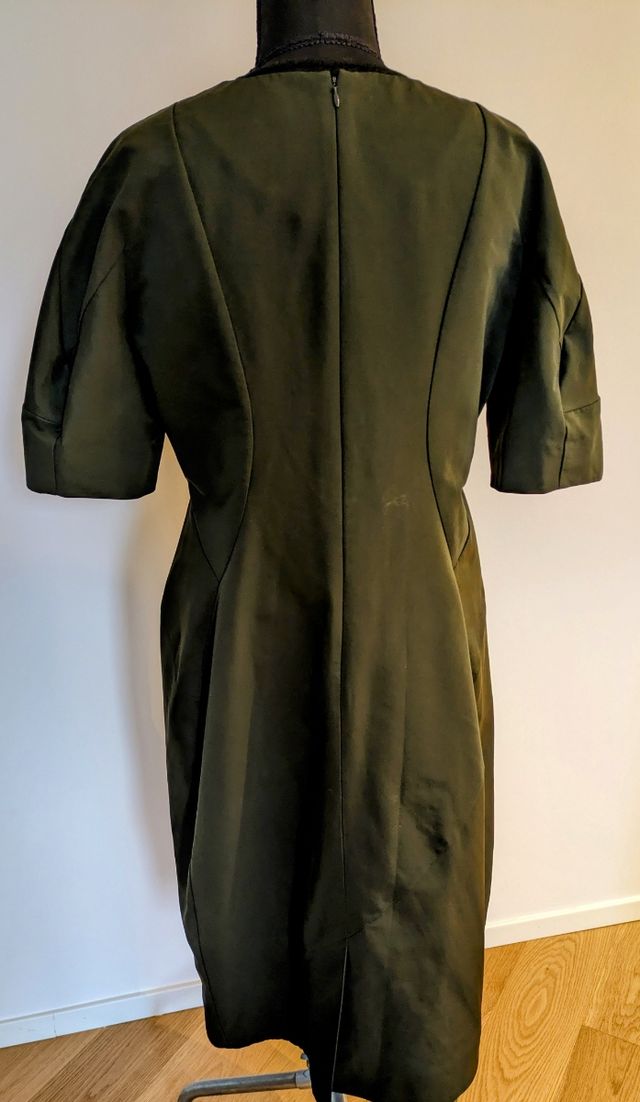 Abito verde scuro COS tg M
