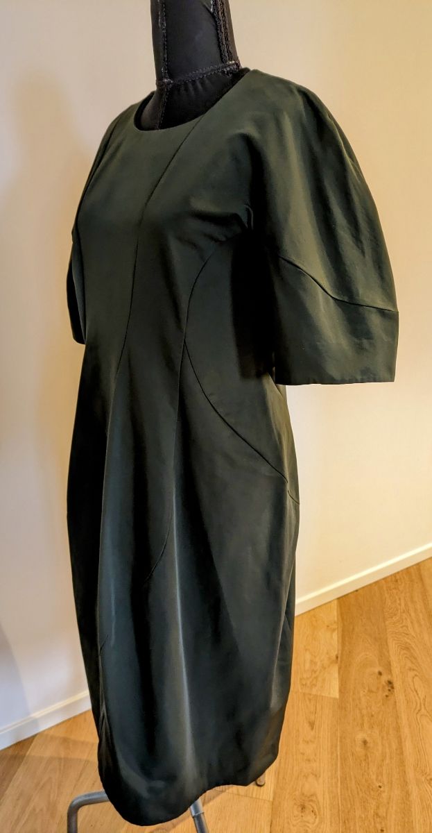 Abito verde scuro COS tg M