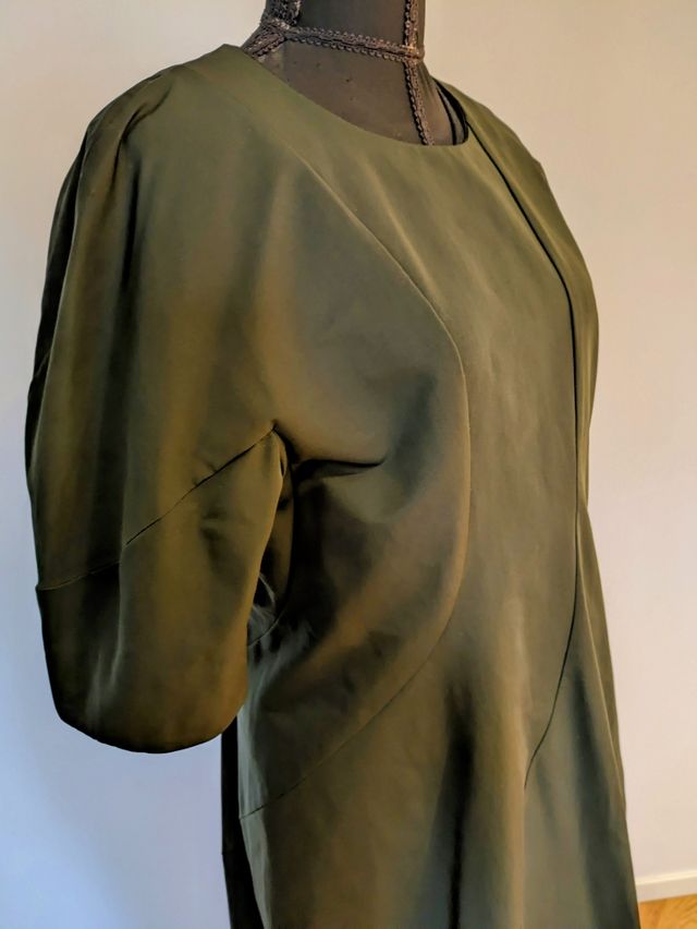 Abito verde scuro COS tg M