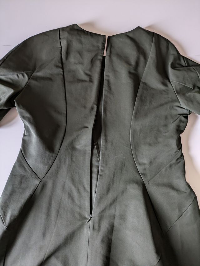 Abito verde scuro COS tg M