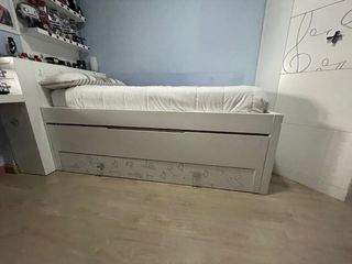 Cama nido 90cm + colchones 90cm