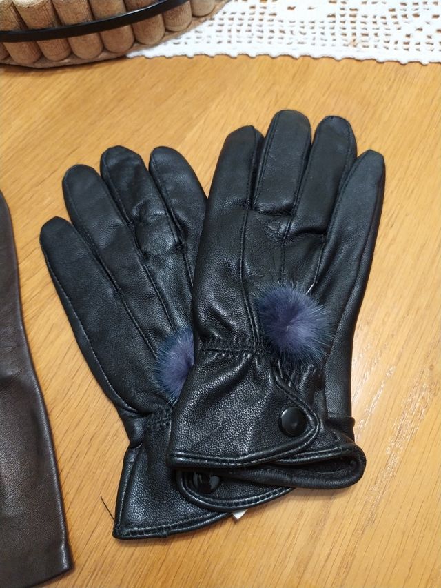 Guantes de piel nuevos.