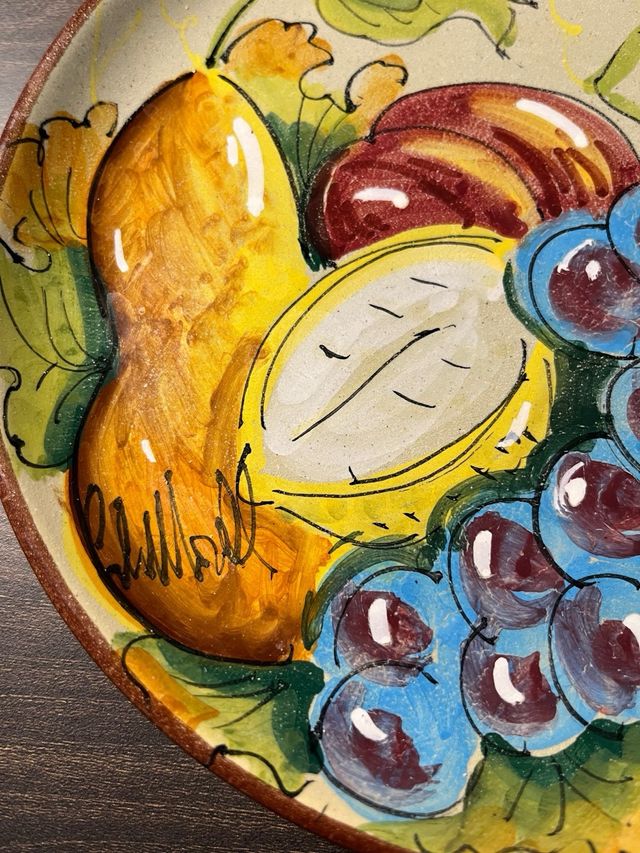 3 Piatti in ceramica vintage