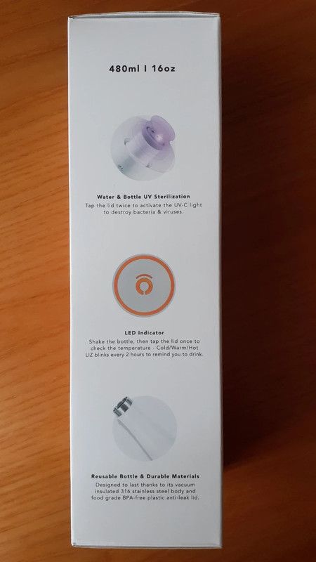 Bottiglia Termica Intelligente Auto sterilizzante