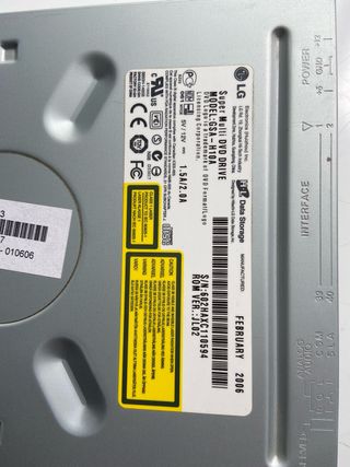 Grabadora de cd dvd