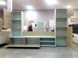 GRAN MUEBLE DE SALON CON ESTANTERIA Y MODULOS!!