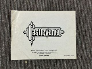 Castlevania I NES