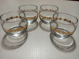 Bicchierini da rum/whisky con decoro