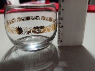 Bicchierini da rum/whisky con decoro