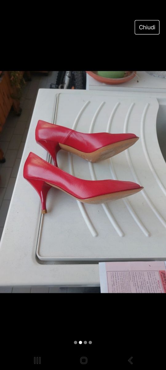 Scarpe donna 38 rosse