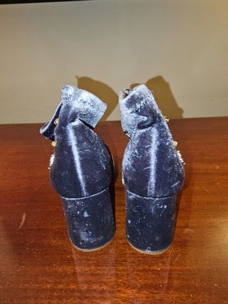 PROMO Stivaletto in cinigkia blu 