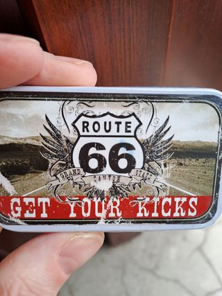Scatolina latta Route 66