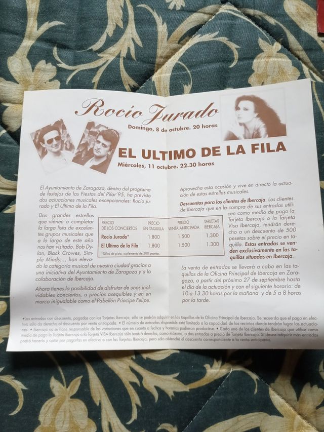 ROCÍO JURADO FOLLETO