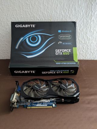 Tarjeta gráfica GIGABYTE GTX 650 OC 1 GB