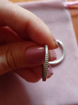 Pendientes aro Moments plata 