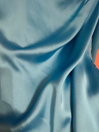 Vestido corto azul zara
