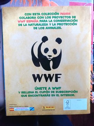 Album de cromos Animales 2014 (Panini)