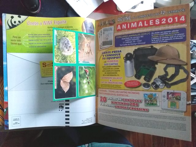 Álbum de autocolantes Animals 2014 (Panini)