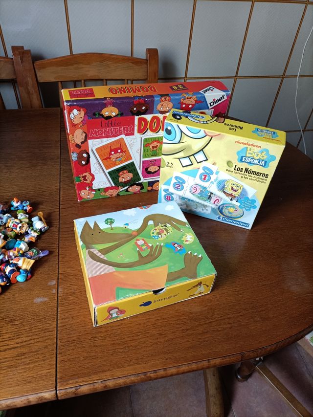 lote 3 juegos educativos 3/6 años