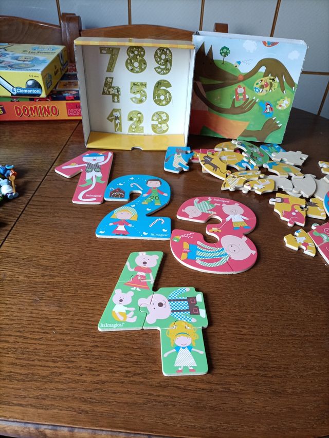 lote 3 juegos educativos 3/6 años