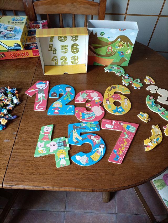 lote 3 juegos educativos 3/6 años