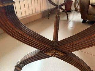 banco reposapies antiguo victoriano