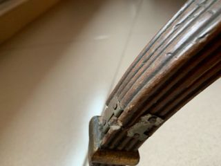 banco reposapies antiguo victoriano