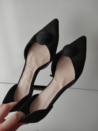 Zapatos planos negros Mango