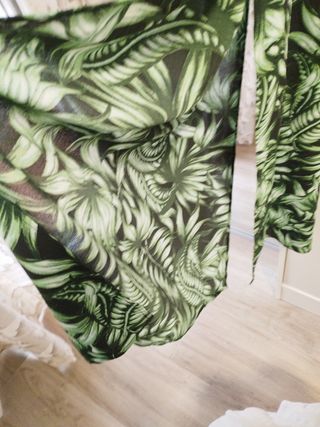 Vestido gasa H&M, talla 38